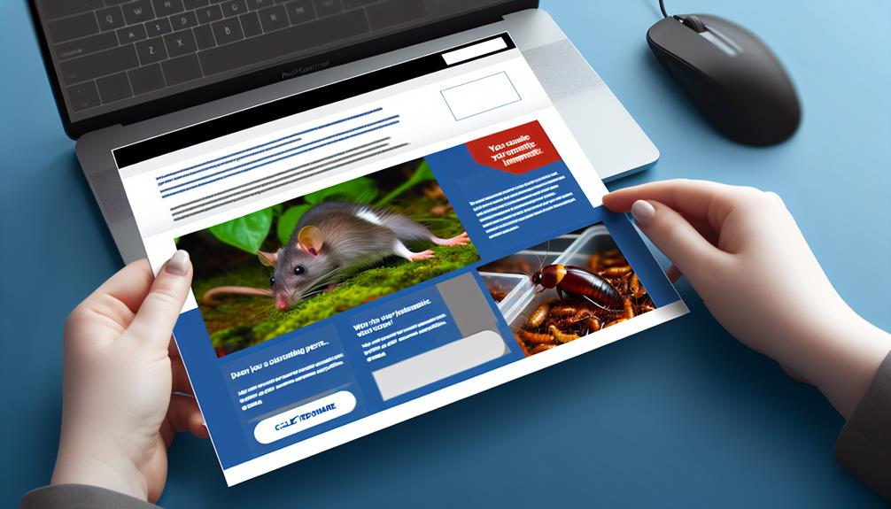 eye catching email templates for pest control promotions